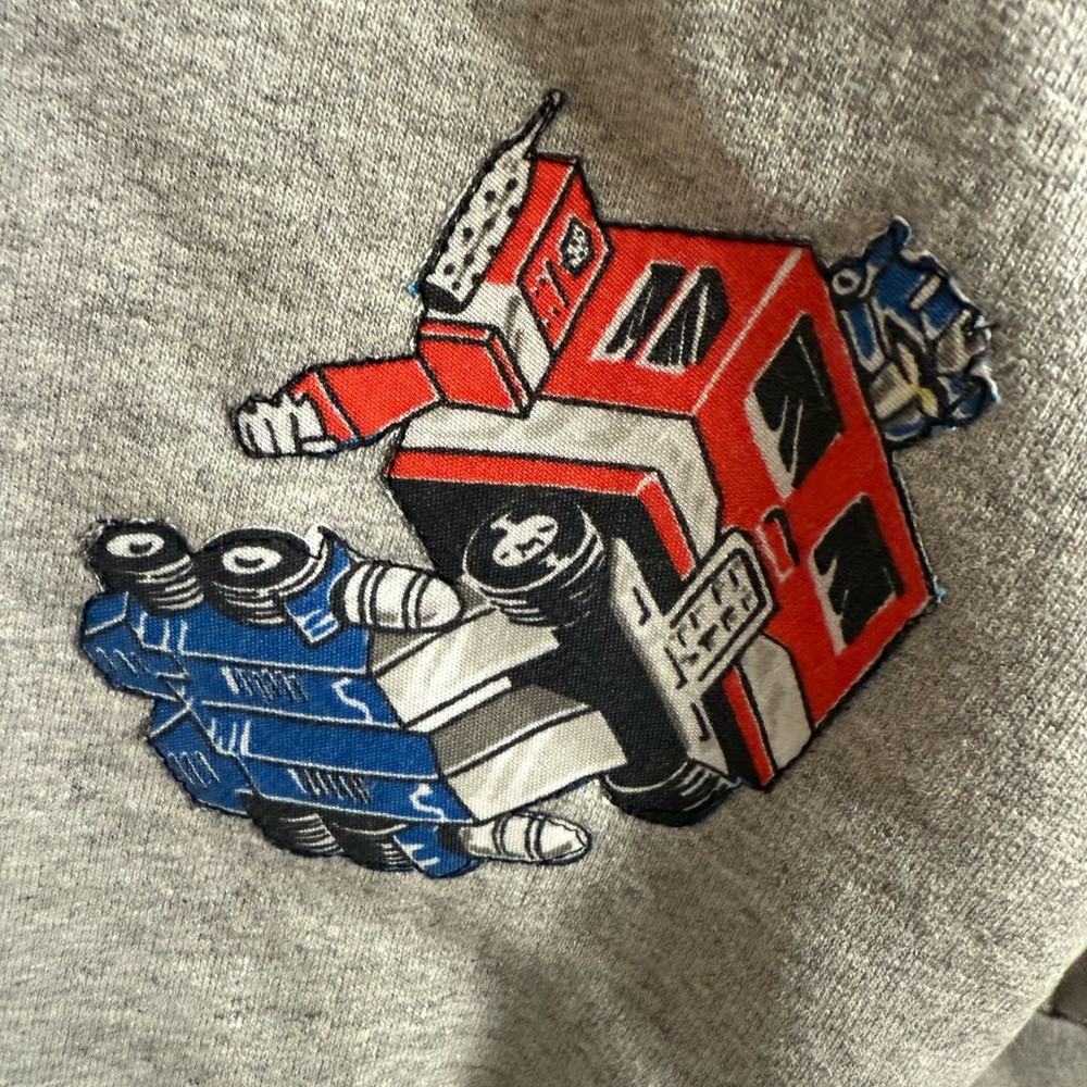 Transformers Optimus Prime Graphic Men's Sweatshirt - Picture 6 of 11